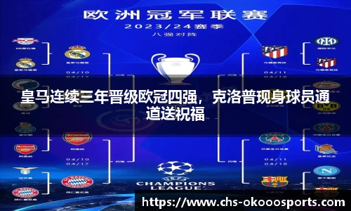 皇马连续三年晋级欧冠四强，克洛普现身球员通道送祝福